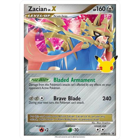 zacian lv x celebrations price